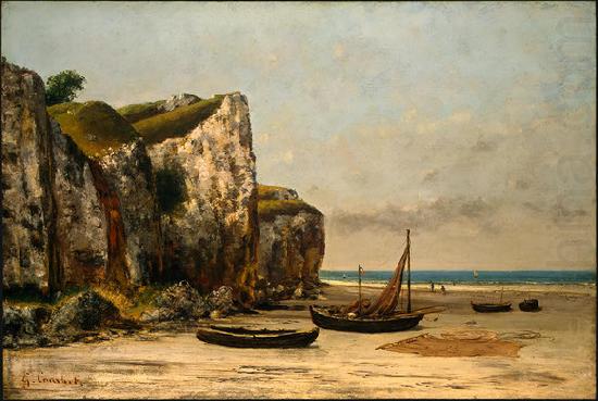 Gustave Courbet Beach in Normandy china oil painting image